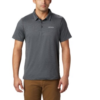 Columbia Muške Polo Majice - Tech Trail Big Tamno Sive | GQOE-15870